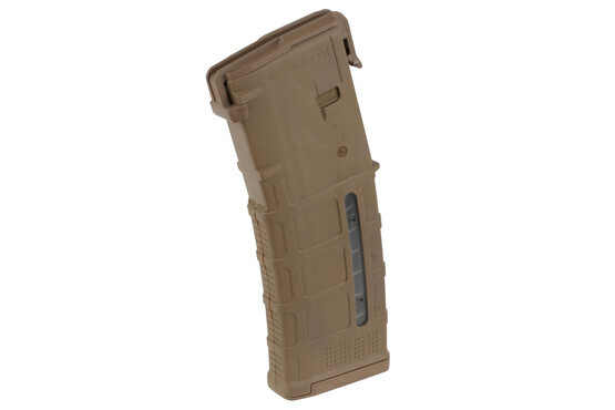 PMAG 30 Gen M3 Window 5.56 Magazine in Coyote Tan from Magpul is made of polymer